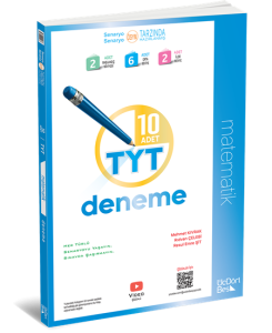 ÜÇ DÖRT BEŞ YAYINLARI TYT 10 lu Matematik Deneme - 2025 ÜÇ DÖRT BEŞ YAYINLARI TYT 10 lu Matematik Deneme - 2025