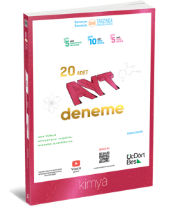 ÜçDörtBeş Yayınları AYT Kimya 20 Deneme ÜçDörtBeş Yayınları AYT Kimya 20 Deneme
