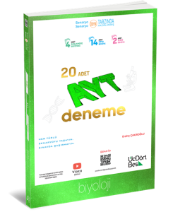ÜçDörtBeş Yayınları AYT Biyoloji 20 Deneme ÜçDörtBeş Yayınları AYT Biyoloji 20 Deneme