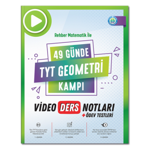49 Günde TYT Geometri Video Ders Notları 49 Günde TYT Geometri Video Ders Notları
