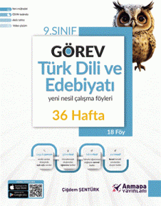 Armada Yayınları Görev 9. Sınıf Türk Dili ve Edebiyatı Yeni Nesil Çalışma Föyleri (36 HAFTA) Armada Yayınları Görev 9. Sınıf Türk Dili ve Edebiyatı Yeni Nesil Çalışma Föyleri (36 HAFTA)
