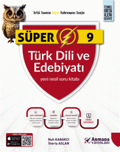 Armada Yayınları Süper 9. Sınıf Türk Dili ve Edebiyatı Yeni Nesil Soru Kitabı Armada Yayınları Süper 9. Sınıf Türk Dili ve Edebiyatı Yeni Nesil Soru Kitabı