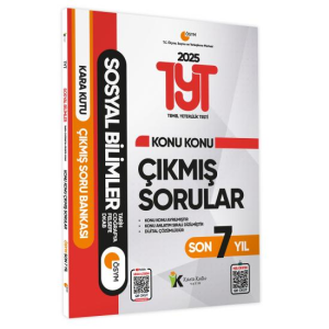 YKS-TYT Sosyal Bilimler Karakutu Konu Konu Çıkmış Soru Bankası ÖSYM Son 7 Yıl Dijital Çözümlü