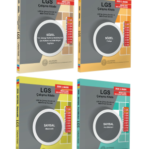 2026 8.Sınıf LGS MEB Örnek Soruları Sözel ve Sayısal Çalışma Kitabı 4’lü SET RENKLİ A4 Boyut GÜNCEL