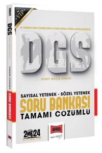 Yargı Yayınları 2024 DGS Vip Sözel Sayısal Bölüm Tamamı Çözümlü Soru Bankası