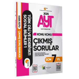 YKS-AYT Türk Dili ve Edebiyatı-Sosyal Bilimler 1 Konu Konu Çıkmış Sorular ÖSYM Son 7 Yıl