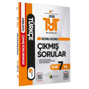 YKS-TYT Türkçe Karakutu Konu Konu Çıkmış Soru Bankası ÖSYM Son 7 Yıl Dijital Çözümlü