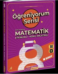 MATSEV 8.Sınıf Matematik Soru Bankası Öğreniyorum Serisi MATSEV 8.Sınıf Matematik Soru Bankası Öğreniyorum Serisi