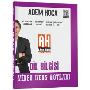 Adem Hoca Tüm Sınavlar İçin Dil Bilgisi Video
Ders Kitabı KR Akademi Yayınları