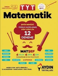 Aydın Yayınları TYT Matematik Matşef 12 Deneme Aydın Yayınları TYT Matematik Matşef 12 Deneme