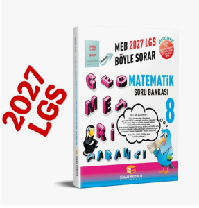 8. Sınıf 2027 Meb Böyle Sorar GEOMETRİ TABANLI
MATEMATİK Soru Bankası
