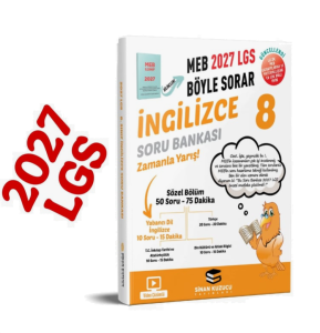 8. Sınıf 2027 Meb Böyle Sorar İNGİLİZCE Soru
Bankası