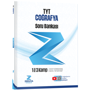 Zeduva Yayınları Coğrafyanın Kodları TYT
Coğrafya 1 Kitap 3 Kamp Soru Bankası