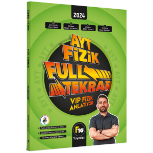 VİP Fizik AYT Fizik Full Tekrar Video Ders
Kitabı F10 Yayınları