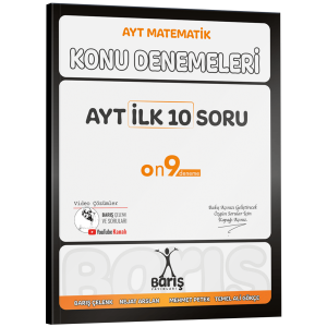 Barış Yayınları AYT İlk 10 Soru Konu
Denemeleri