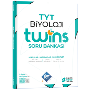 TYT Twins Biyoloji Soru Bankası KR Akademi
Yayınları