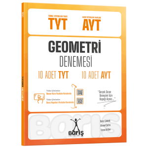 Barış Yayınları TYT-AYT Geometri Denemesi 10 Adet TYT 10 Adet AYT Barış Yayınları TYT-AYT Geometri Denemesi 10 Adet TYT 10 Adet AYT