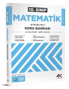 4K YAYINLARI 10.SINIF ETKINLIKLI MATEMATİK
(25-26)