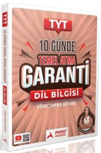 Paraf Yayınları TYT Dil Bilgisi Türkçenin Matematiği 10 Günde Temel Atma Garanti Video Ders Kitabı