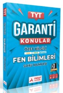 Paraf AKADEMİ Yayınları TYT Fen Bilimler Garanti Konular Soru Bankası