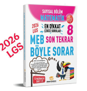 SİNAN KUZUCU SON TEKRAR MATEMATİK SORU BANKASI SAYISAL BÖLÜM- 2026