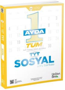 ÜçDörtBeş Yayınları 1 Ayda Tüm TYT Sosyal Soru Bankası ÜçDörtBeş Yayınları 1 Ayda Tüm TYT Sosyal Soru Bankası