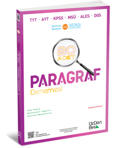 ÜçDörtBeş Yayınları 2025 Paragraf 20'li Denemesi