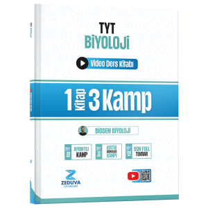 Zeduva Yayınları Biosem TYT Biyoloji 1 Kitap 3
Kamp Video Ders Kitabı