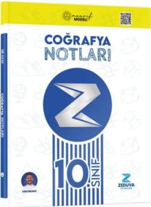 Zeduva Yayınları Coğrafyanın Kodları 10.
Sınıf Coğrafya Maarif Modeli Notları