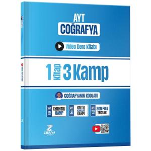 Zeduva Yayınları Coğrafyanın Kodları AYT Coğrafya 1 Kitap 3 Kamp Video Ders Kitabı