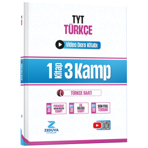 Zeduva Yayınları Türkçe Saati TYT Türkçe 1
Kitap 3 Kamp Video Ders Kitabı