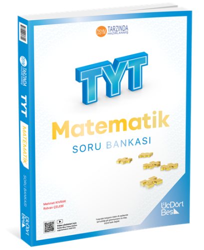 ÜçDörtBeş Yayınları 2026 TYT Matematik Soru Bankası