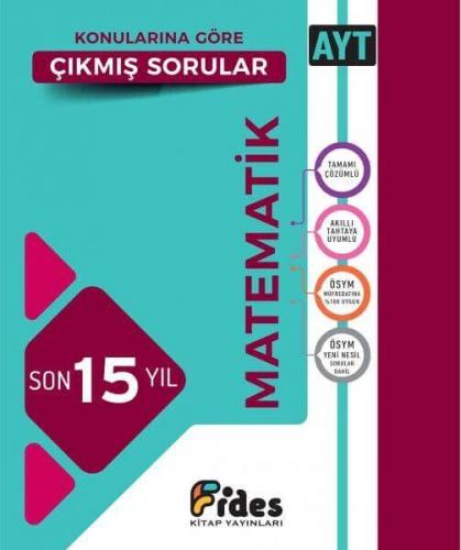 Fides Yayınları AYT Matematik Son 15 Yıl Konularına Göre Çıkmış Sorula