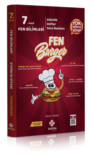 EKSTRA YAYINCILIK 7.SINIF FENBURGER FENBİLİMLERİ DEFTER ETLİK SORU BAN