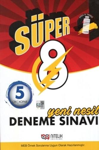 Nitelik Yayınları 8. Sınıf Süper Yeni Nesil 5 Deneme Sınavı