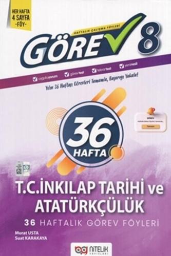 Nitelik Yayınları 8. Sınıf Görev T.C. İnkılap Tarihi ve Atatürkçülük Soru Bankası