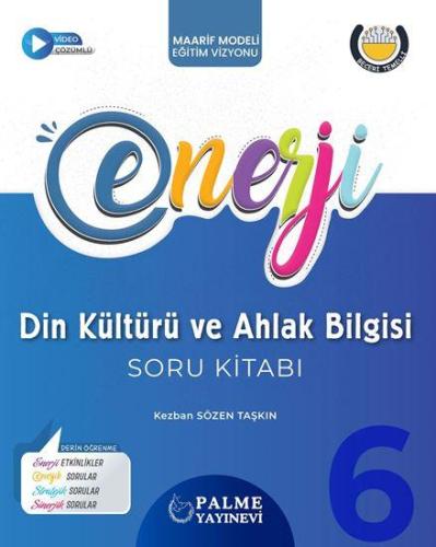 Palme 6.Sınıf Enerji Din Kültürü ve Ahlak Bilgisi Soru Kitabı