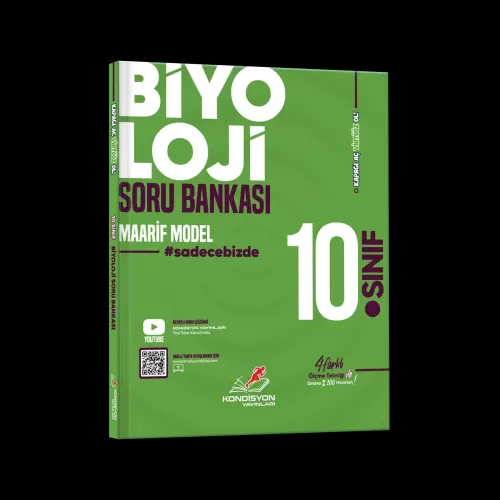 KONDİSYON YAYINLARI 10.SINIF VİRTÜÖZ BİYOLOJİ SORU BANKASI