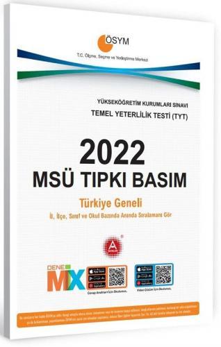 A Yayınları 2022 MSÜ Tıpkı Basım Çıkmış Sorular