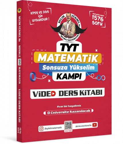 Bıyıklı Matematik TYT Matematik Kampı 55 Günde Video Ders Kitabı