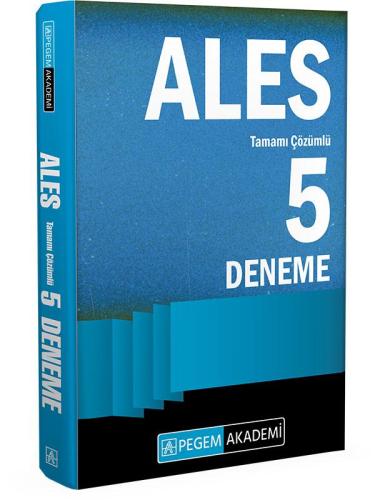 2024 Ales Tamamı Çözümlü 5 Deneme