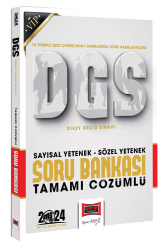 Yargı Yayınları 2024 DGS Vip Sözel Sayısal Bölüm Tamamı Çözümlü Soru B