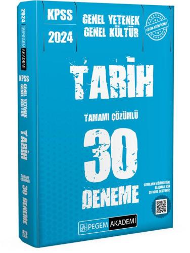 2024 KPSS Genel Kültür Genel Yetenek Tarih 30 Deneme