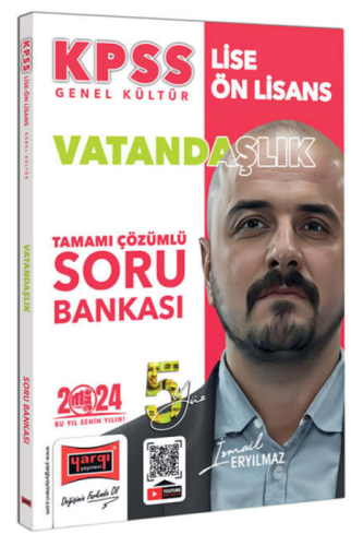 Yargı Yayınları 2024 KPSS Lise Ön Lisans Vatandaşlık 5Yüz Soru Bankası