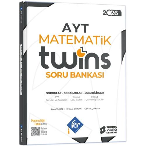 2026 AYT Twins Matematik Soru Bankası KR Akademi Yayınları