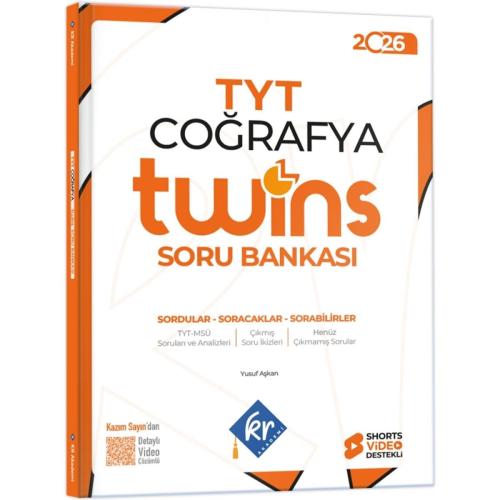 2026 TYT Twins Coğrafya Soru Bankası KR Akademi Yayınları
