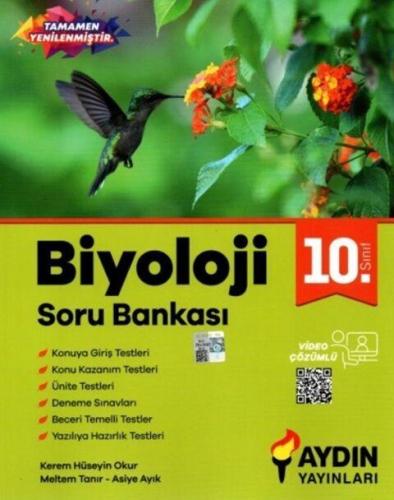 Aydın Yayınları 10. Sınıf Biyoloji Soru Bankası