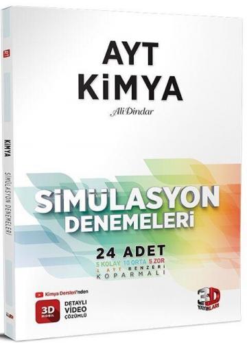 3D Yayınları AYT Kimya Simülasyon 24 Deneme