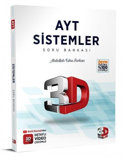 3D Yayınları AYT Sistemler Soru Bankası