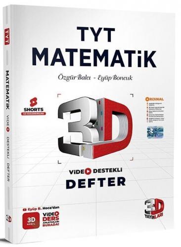 3D Yayınları TYT Matematik Video Destekli Defter